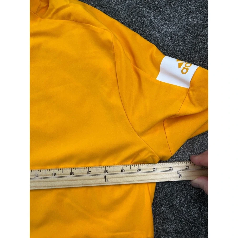 Adidas Jacket Mens Medium Collegiate Game Mode Long‎ Sleeve Quarter Zip Yellow